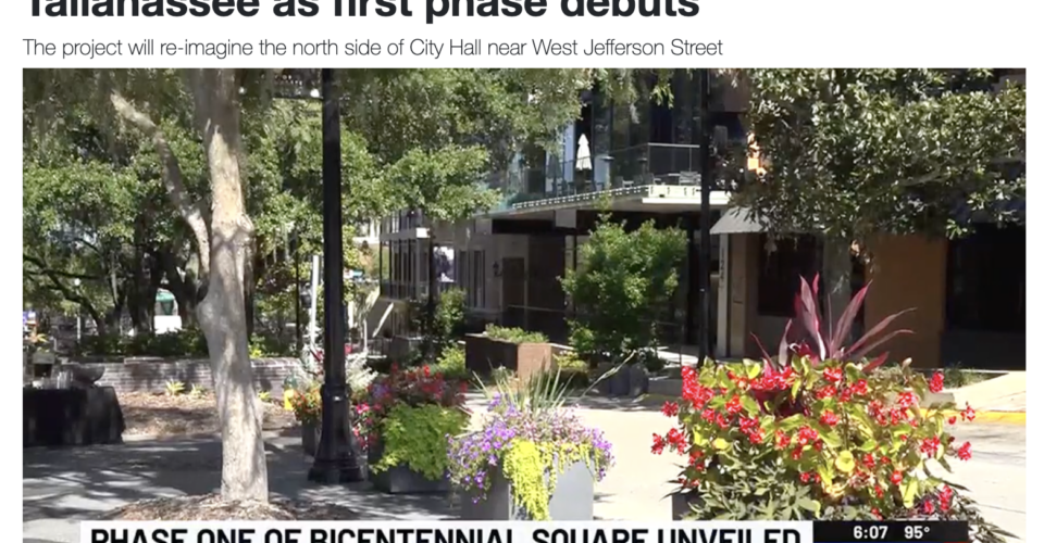 Bicentennial Square set to ‘transform’ downtown Tallahassee as first phase debuts
